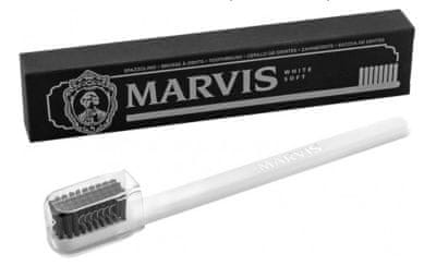 Marvis 411074 Toothbrush Soft Zubná kefka biela